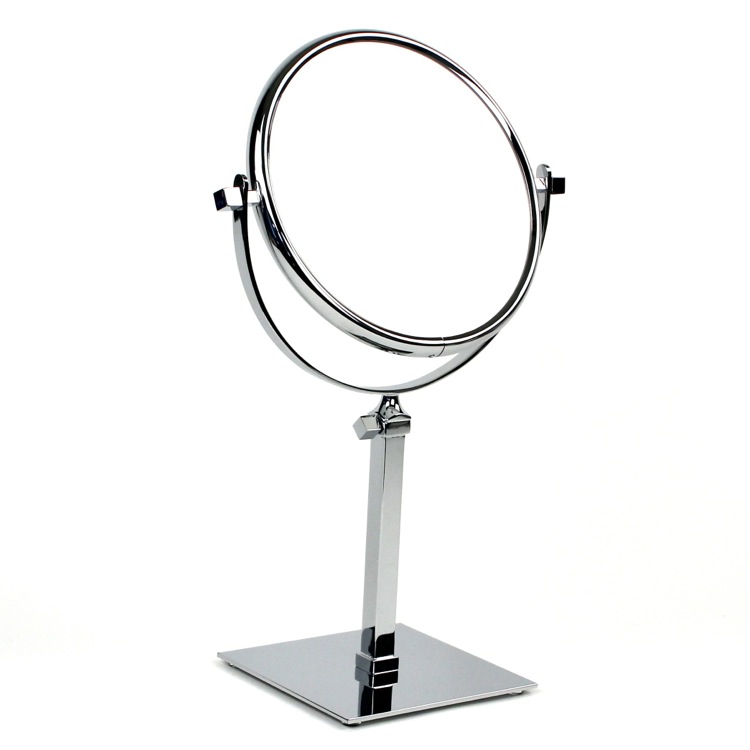 Windisch 99135-CR-3x Pedestal 3x, 5x, 5xop, or 7xop Brass Double Face Magnifying Mirror